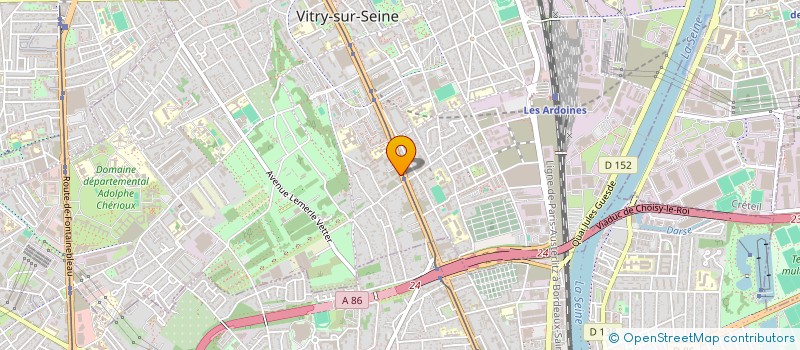 localisation de l'entreprise OFEDDE à VITRY-SUR-SEINE