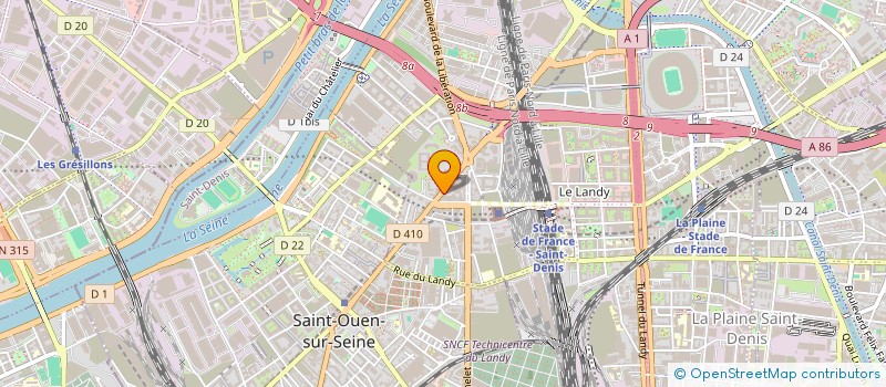 localisation de l'entreprise OFEER à SAINT-DENIS