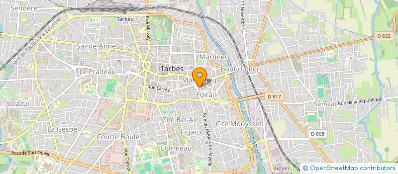 localisation de l'entreprise OFELIA  TARBES