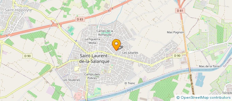 localisation de l'entreprise OFELYA  SAINT-LAURENT-DE-LA-SALANQUE