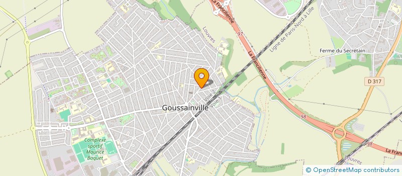 localisation de l'entreprise OFENA à GOUSSAINVILLE