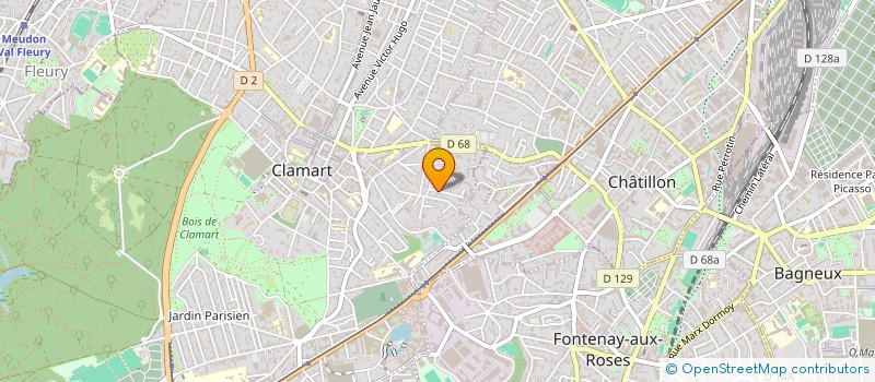 localisation de l'entreprise OFENYS à CLAMART