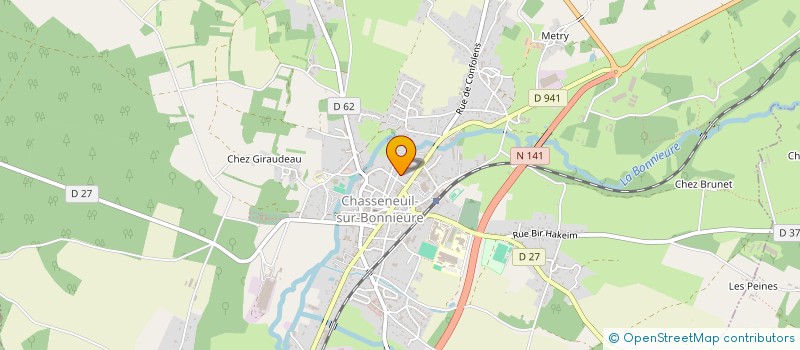 localisation de l'entreprise OFEPPEK à CHASSENEUIL-SUR-BONNIEURE