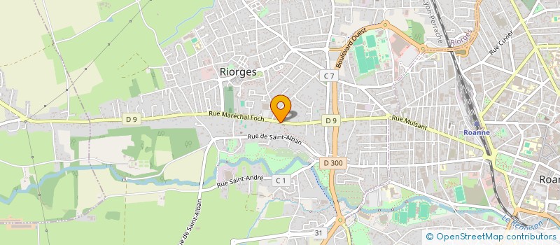 localisation de l'entreprise OFESA à RIORGES