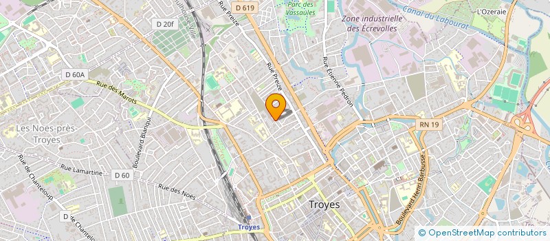 localisation de l'entreprise OFETA à TROYES