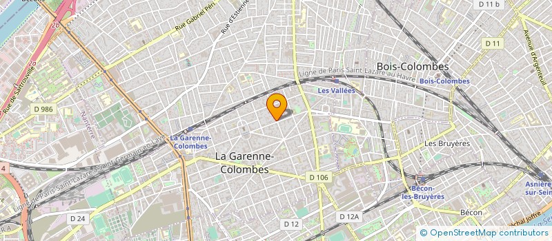 localisation de l'entreprise OFF'ASS  LA GARENNE-COLOMBES