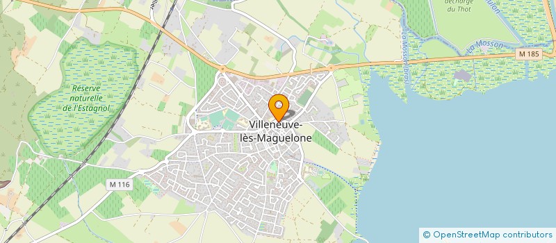 localisation de l'entreprise OFF CENTRAL COOPERATION ECOLE  VILLENEUVE-LES-MAGUELONE