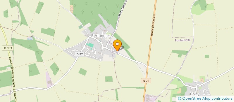 localisation de l'entreprise OFF CULT DU BOCAGE ET DE L'HALLUE  BERTANGLES