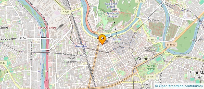 localisation de l'entreprise OFF DAUPH D ORIENTAT PROFESS  GRENOBLE