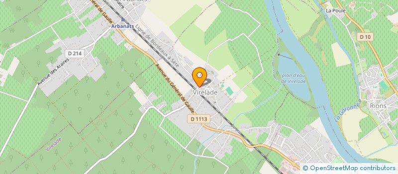 localisation de l'entreprise OFF FEU à VIRELADE