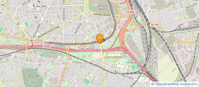 localisation de l'entreprise OFF ICI  LILLE