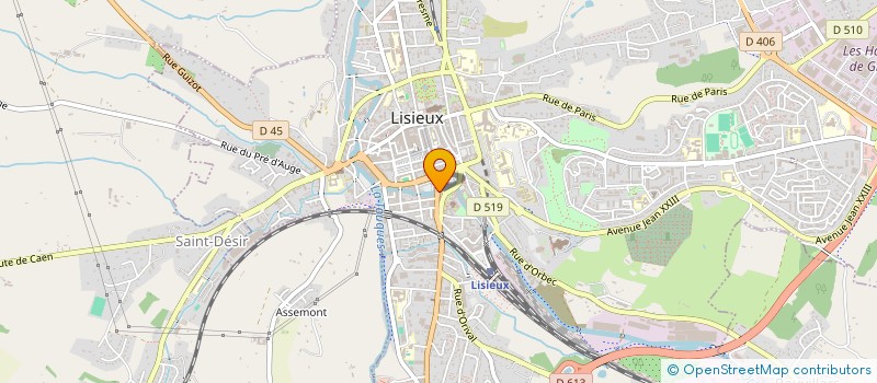 localisation de l'entreprise OFF MUNICIPAL TOURISME LISIEUX à LISIEUX
