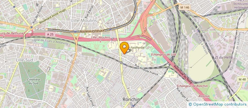 localisation de l'entreprise OFF NAT ETUDI ANT EC SUPERIEUR à LILLE