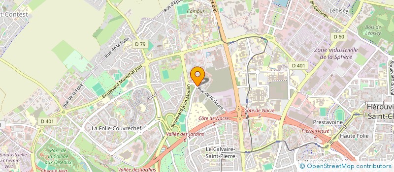 localisation de l'entreprise OFF REG OEUVRES LAIQUES EDUC IMAGE SON à CAEN
