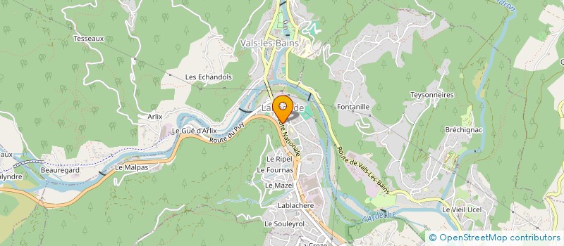 localisation de l'entreprise OFF REGION RECHERCHE ENSEIGNT KINESITHER  LABEGUDE