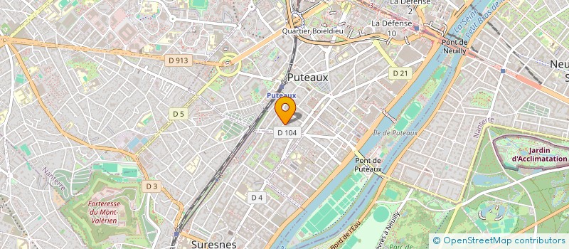 localisation de l'entreprise OFF/SHORE  PUTEAUX