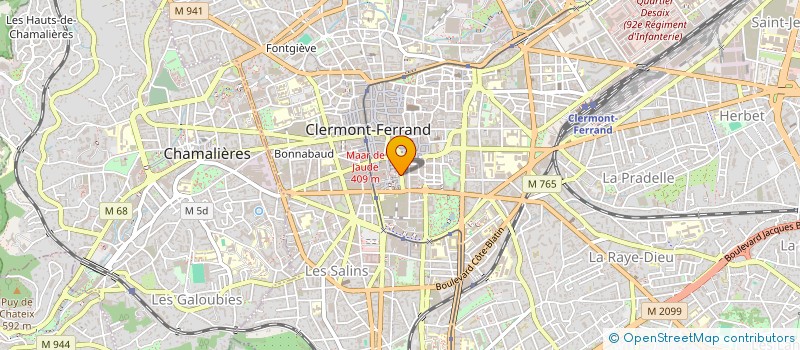 localisation de l'entreprise OFF SPORTS à CLERMONT-FERRAND