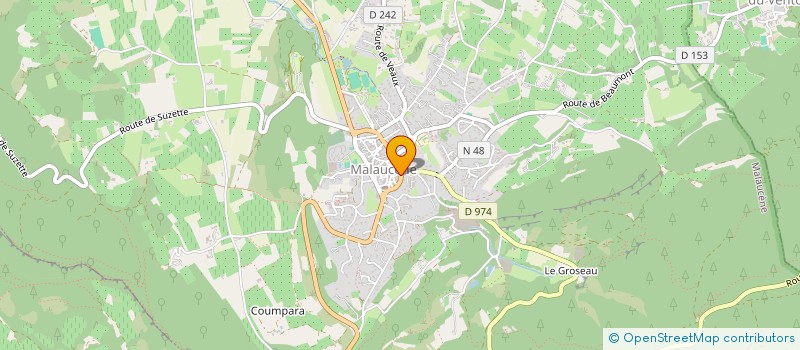 localisation de l'entreprise OFF TOURISME MALAUCENE VENTOUX à MALAUCENE