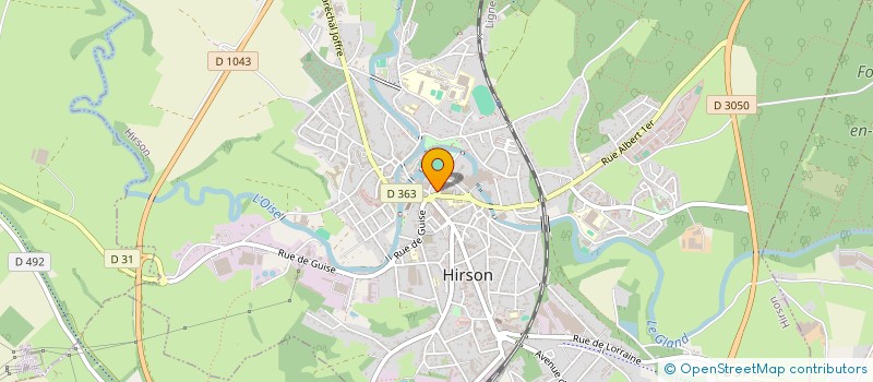 localisation de l'entreprise OFF TOURISME SYND INITIATIVE  HIRSON