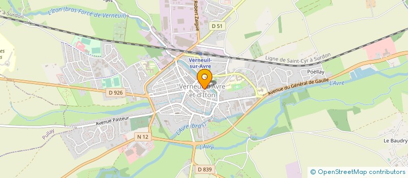 localisation de l'entreprise OFF TOURISME VERNEUIL VALLEES AVRE ITON à VERNEUIL D'AVRE ET D'ITON