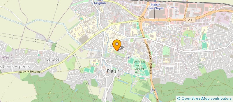 localisation de l'entreprise OFFBOT INVEST  PLAISIR