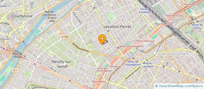 localisation de l'entreprise OFFEC à LEVALLOIS-PERRET