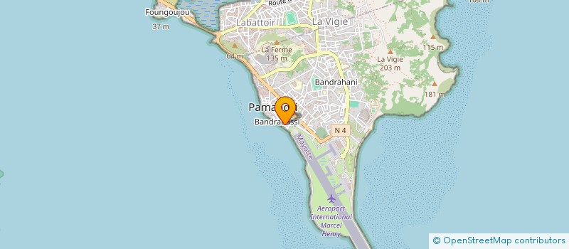 localisation de l'entreprise OFFENSIVE POUR L'ACTION à PAMANDZI