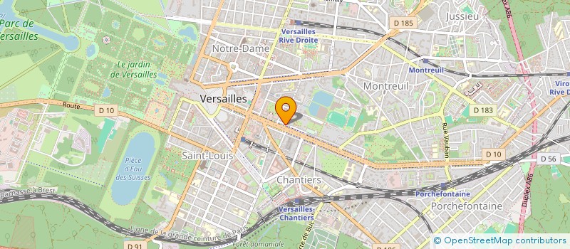 localisation de l'entreprise OFFHACK  VERSAILLES