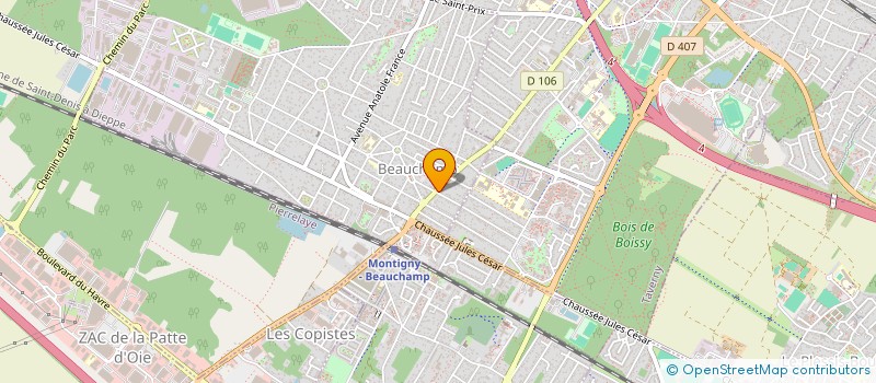 localisation de l'entreprise OFFI-BAT à BEAUCHAMP