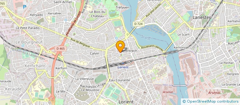 localisation de l'entreprise OFFI LORIENTAIS PERSONNES AGEES RETRAITE à LORIENT
