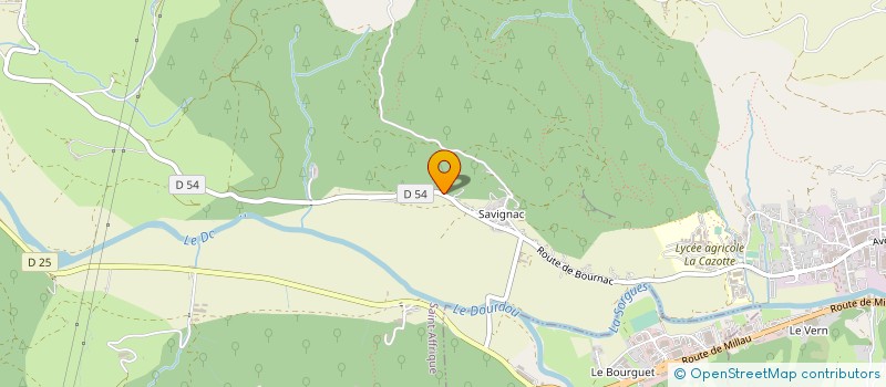 localisation de l'entreprise OFFI MUNIC D EQUITATION ST AFFRICAIN  SAINT-AFFRIQUE