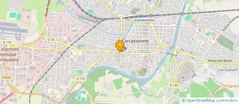 localisation de l'entreprise OFFI REGI CONSTRUCTION INDIVIDUELLE à CARCASSONNE