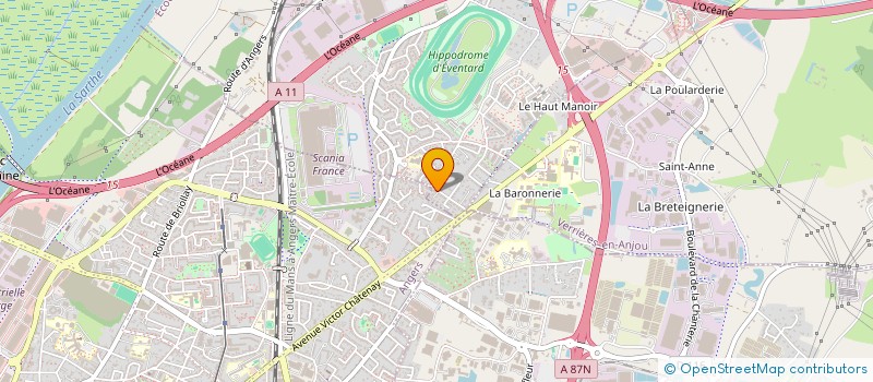 localisation de l'entreprise OFFI6 TERRA  ECOUFLANT