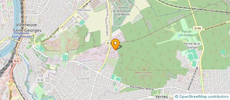 localisation de l'entreprise OFFIBAT  CRETEIL