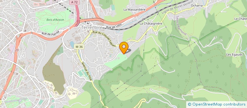 localisation de l'entreprise OFFIC CENTR COOPER ECOLE LOIRE à SAINT-ETIENNE