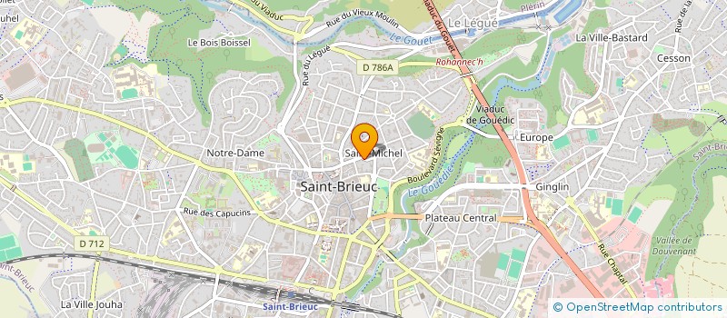 localisation de l'entreprise OFFIC DEPART DEVELOP CULTU COTES D ARMOR à SAINT-BRIEUC
