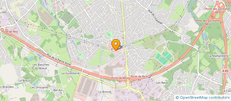localisation de l'entreprise OFFIC-E à REZE