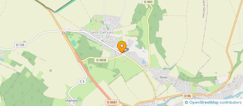 localisation de l'entreprise OFFICE 4 YOU  SAINT-GERVAIS