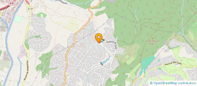 localisation de l'entreprise OFFICE à FREJUS