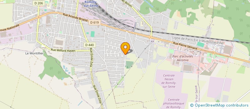 localisation de l'entreprise OFFICE A3  ROMILLY-SUR-SEINE