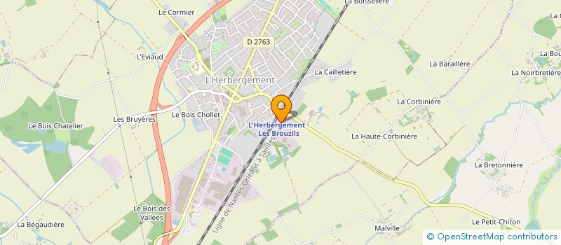 localisation de l'entreprise OFFICE.AB  L'HERBERGEMENT