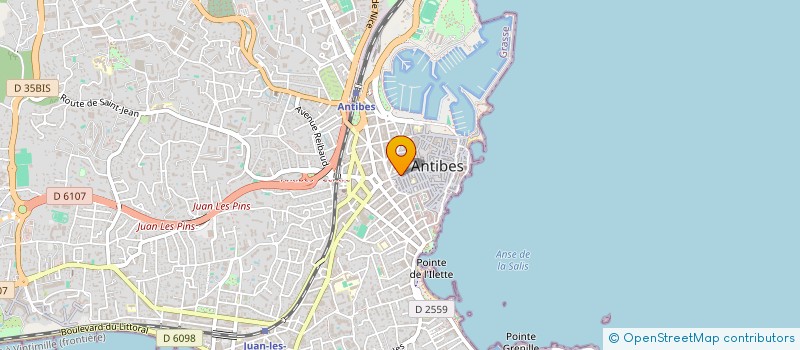 localisation de l'entreprise OFFICE ACTION IMMOBILIER à ANTIBES