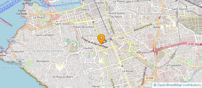 localisation de l'entreprise OFFICE ANIMATION SPORTS ET LOISIRS à MARSEILLE