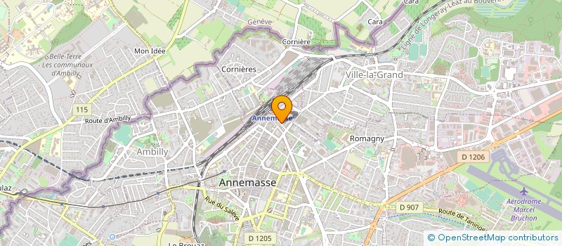 localisation de l'entreprise OFFICE ANNEMASSIEN DES RETRAITES ET PERSONNES AGEES à ANNEMASSE