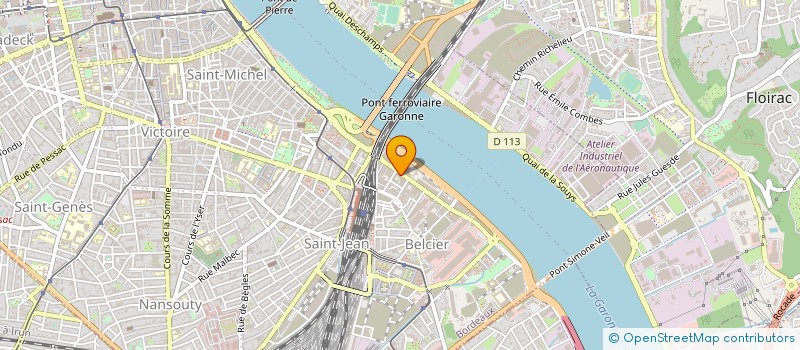 localisation de l'entreprise OFFICE ARTISTIQUE DE LA REGION NOUVELLE AQUITAINE à BORDEAUX