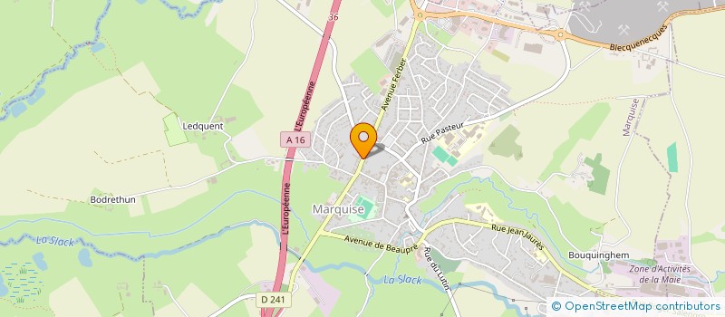 localisation de l'entreprise OFFICE BOULONNAIS D'AFFRETEMENT  MARQUISE