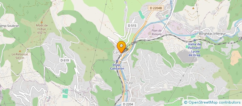 localisation de l'entreprise OFFICE CANTARONNAIS DES JEUX FETES ET TRADITIONS  CANTARON