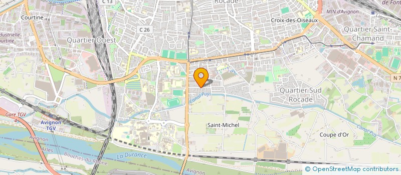 localisation de l'entreprise OFFICE CENTRAL COOPERATION A L'ECOLE à AVIGNON