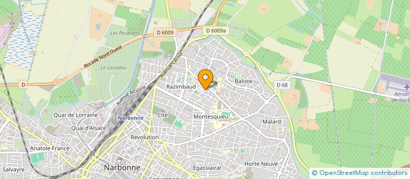 localisation de l'entreprise OFFICE CENTRAL DE COOPERATION A L ECOLE  NARBONNE