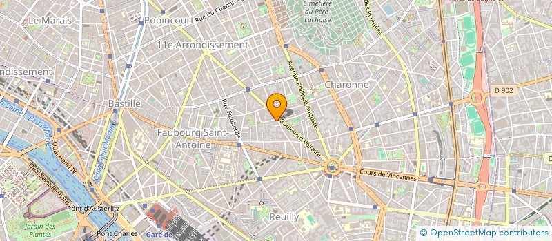 localisation de l'entreprise OFFICE CENTRAL DE FOURNITURES DENTAIRES à PARIS